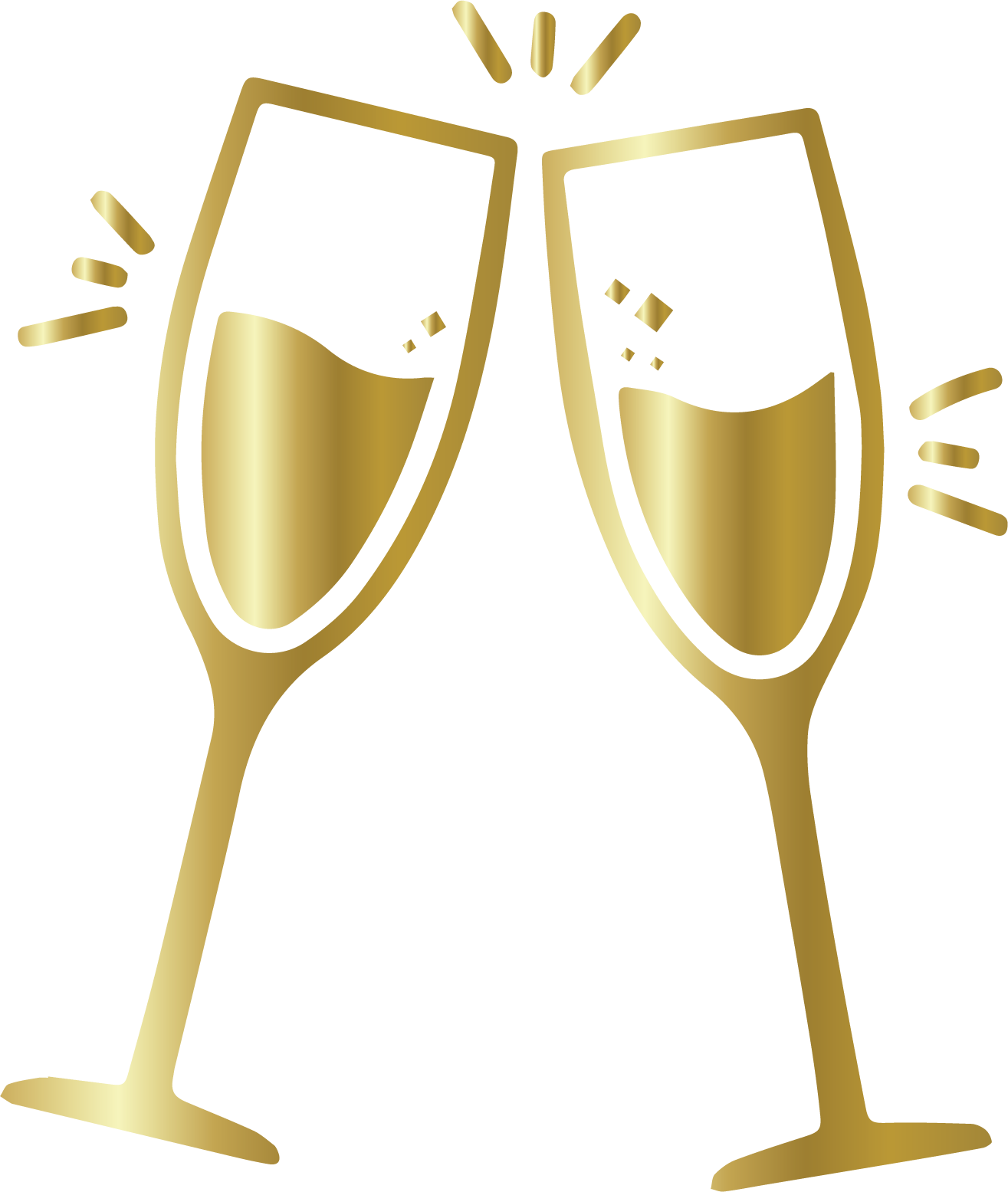 brindis dorado